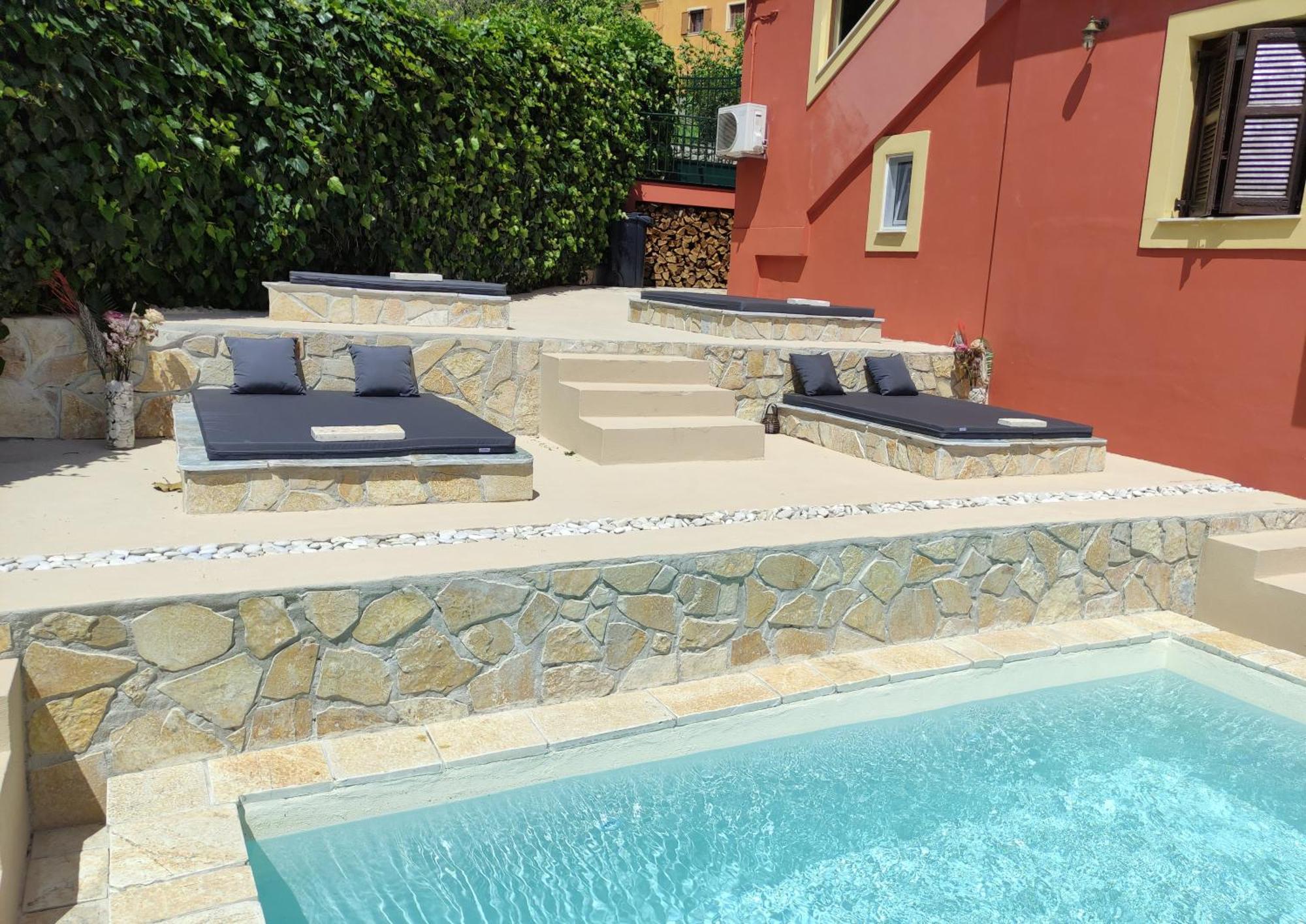 Вилла Gkk House Private Swimming Pool Luxury House Skriperon Экстерьер фото